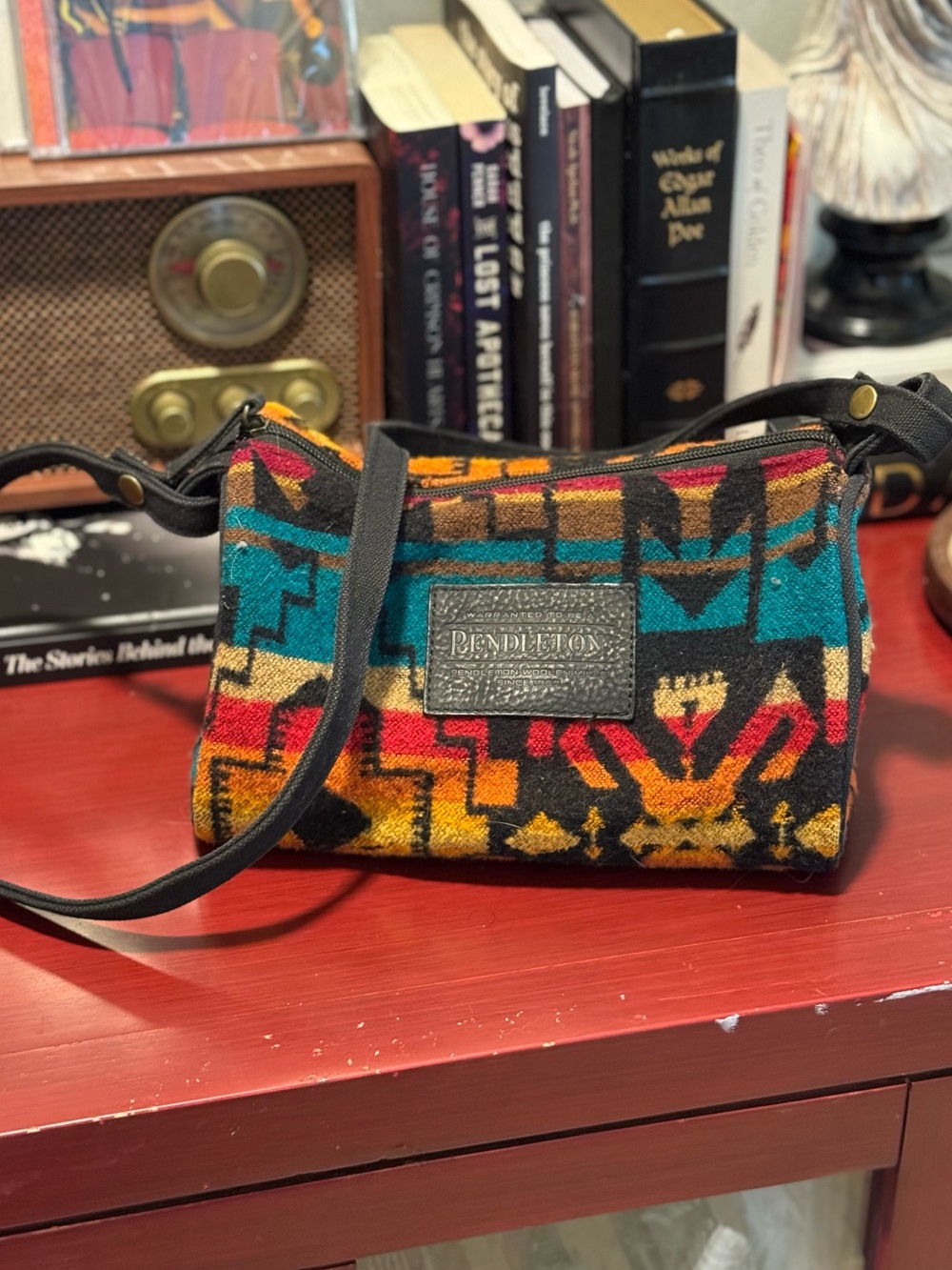 Pendleton Aztec Pattern Crossbody Bag in Multi-Color